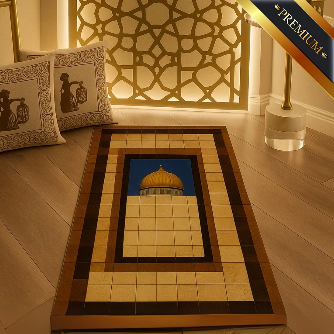 Pure Cow Leather Jai Namaz | Qibla e Awwal Edition