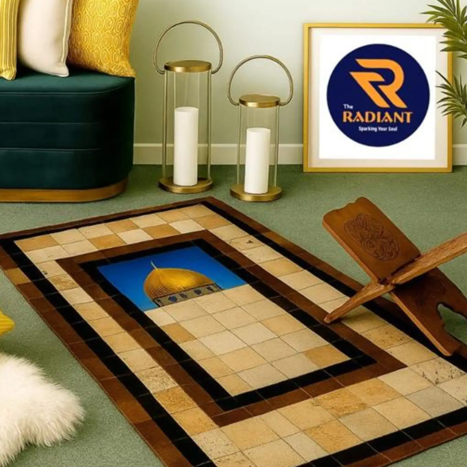 Pure Cow Leather Jai Namaz | Qibla e Awwal Edition - Image 2