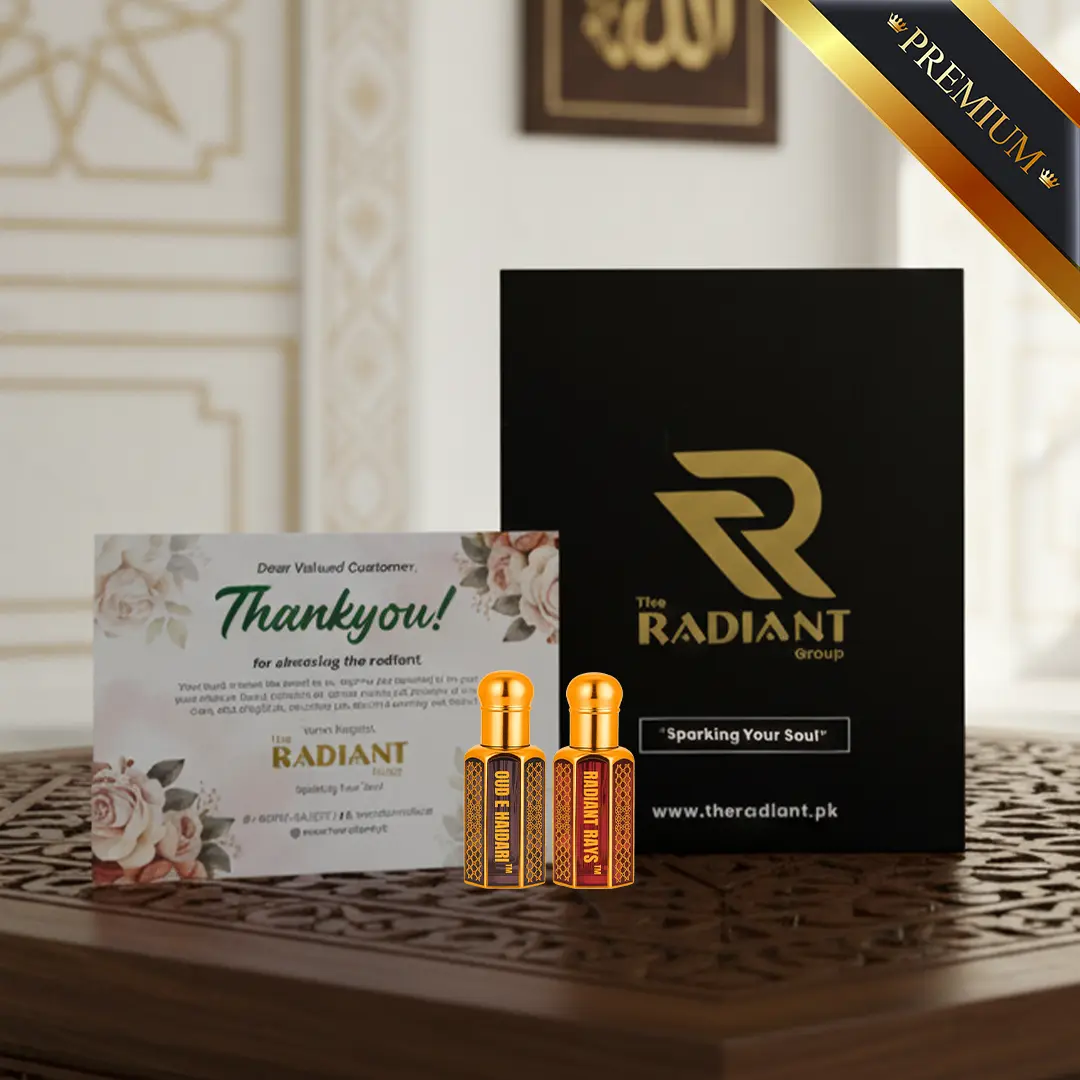 Oud-E-Haidari & Radiant Rays | Luxury Fragrance Set (12ml Each)